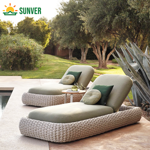 Chaise longue de jardin en rotin <span class=keywords><strong>moderne</strong></span> pour l'extérieur, chaise longue de plage, parc, <span class=keywords><strong>piscine</strong></span>, transats - Product Image 1