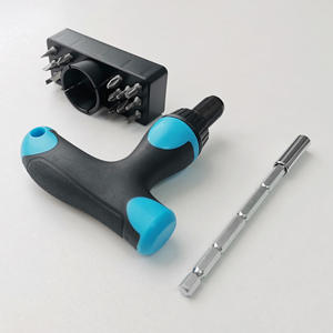 Lixin Tools – Kit de tournevis à cliquet mural 18 pièces avec embouts CRV, Torx, poignée magnétique antidérapante, système métrique, pour bricolage - Product Image 2