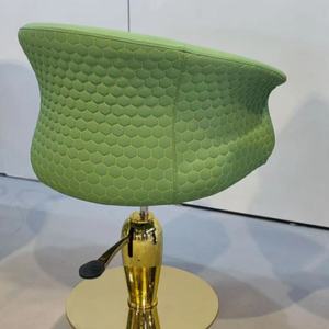 Fauteuil de Barbier Vert Hydraulique, Chaise de Coiffure Pivotante à 360 Degrés et Inclinable pour Salon de Beauté - Product Image 4