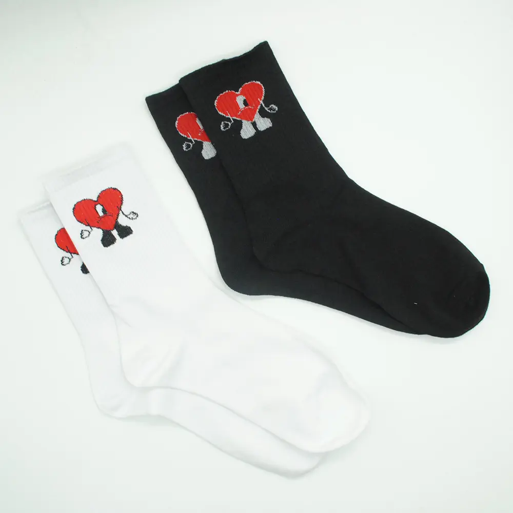 Custom Winter Men Women Fashion Socks Bad Bunny Socks