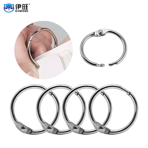 Versatile Stainless Steel Book <b>Rings</b> Loose Leaf Binder <b>Rings</b> for Craft Hoops - Product Image 2