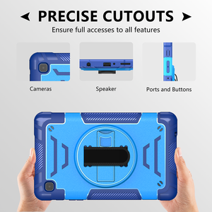 Funda protectora resistente para tableta con empuñadura giratoria 360 para Samsung <span class=keywords><strong>Galaxy</strong></span> Tab <span class=keywords><strong>A7</strong></span> <span class=keywords><strong>Lite</strong></span> T220 T225, funda para tableta para niños - Product Image 4