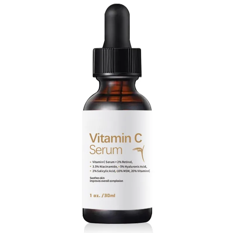 Own Brand Vitamin C Anti Aging Skin Care Products Moisturizing And Skin Friendly Black Spots Anti Aging Repair Serum