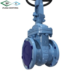 Válvula de compuerta de parada de <span class=keywords><strong>6</strong></span> pulgadas con brida WCB de acero al carbono con precios - Product Image 1