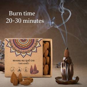 Conos de Incienso de Canela 100% Naturales, Orgánicos, Hechos a Mano, Ecológicos, de Larga Duración, Aromaterapia para Meditación, Spa, Yoga, Venta al por Mayor - Product Image 5