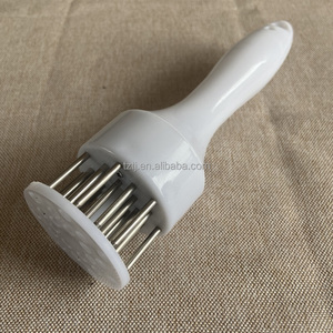 Attendrisseur de viande de <span class=keywords><strong>cuisine</strong></span> à 21 dents en acier inoxydable, avec poignée ergonomique écologique, pour détendre la viande et la rendre plus tendre, idéal pour les steaks - Product Image 2