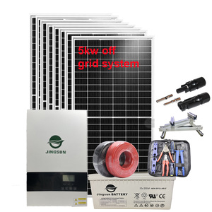Sistema de Energía Solar de 5kw para el Hogar, Fácil Instalación, Precio al por Mayor, OEM, Sistema Solar Fuera de la Red - Product Image 1