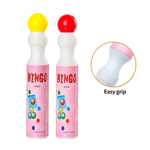 Color Bingo Game <strong>Dabbers</strong> Markers 40ml 10mm Custom Logo Bingo Daubers Sponge Nib Bingo Pens <strong>Dabbers</strong> General Colors or Custom - Product Image 2