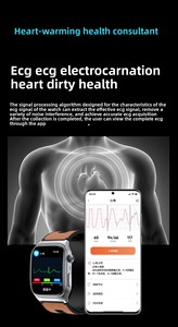 นาฬิกาอัจฉริยะ S15 aquaman AMOLED IP68กันน้ำทรงสี่เหลี่ยมติดตามการออกกำลังกาย ECG PPG เครื่องวัดอุณหภูมิการนอนหลับรับสาย - Product Image 6