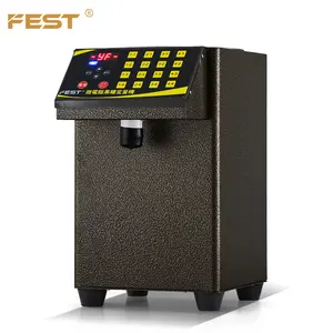 Fest Automatische Draagbare Fructose Doseren Machine Bubble Thee Apparatuur Van 16 Toetsen Fructose Siroop Kwantitatieve Machine