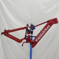 Cadre de vélo électrique enduro Dengfu E104 2026 en fibre de carbone avec liaison 6-barres UDH, écran DPC030, batterie 1008Wh et moteur Bafang M510RS M560 750W