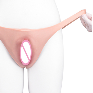 FAAK Culottes en silicone réaliste avec vagin, string, culotte en silicone réaliste, culotte transgenre, culotte dissimulante, culotte T-back pour sissy - Product Image 5