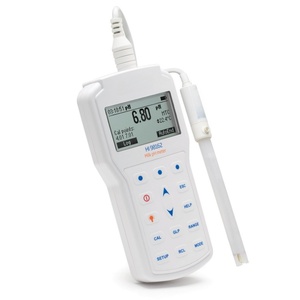 Medidor de pH portátil Veidt Lab para Hanna HI98162 con microcomputadora para medir pH, Redox (mV) y temperatura (°C) para la industria láctea. - Product Image 3