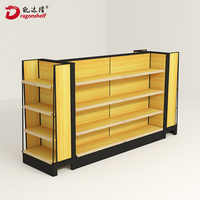 Étagère métallique double face haute luminosité en acier laminé à froid Dragonshelf Manufactory, idéale pour les magasins de proximité - Vente chaude