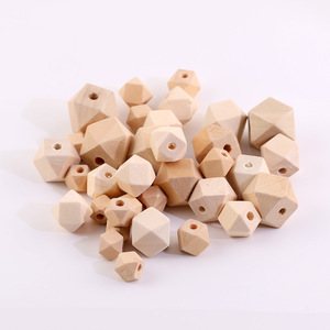Natural Wood Octagonal Beads 10MM 12MM 14MM 15MM 16MM 18MM 20MM For <b>Bracelet</b> Making DIY Jewelry Accessories - Product Image 5