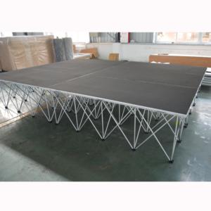 Escenario Portátil RK-Portable Stage RAK-SQ4I, Ligero, de Aluminio, para Eventos al Aire Libre, con Acabado de Alfombra, Fácil de Montar y Desmontar - Product Image 3