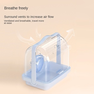 Grande <span class=keywords><strong>cage</strong></span> à hamster en plastique Golden Bear avec fermeture à bouton, <span class=keywords><strong>cage</strong></span> extérieure écologique pour petits animaux - Product Image 4