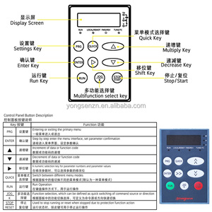 Hiệu suất cao VFD vsd tần số biến tần chuyển đổi AC động cơ biến tần số điều khiển duy nhất giai đoạn 220V đến ba giai đoạn 220V - Product Image 3