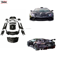 Nouveau kit carrosserie en fibre de carbone Aventador LP700 de haute qualité, pare-chocs avant/arrière SVR, ailerons, capot, ajustement parfait à 100 %, rénovation/amélioration