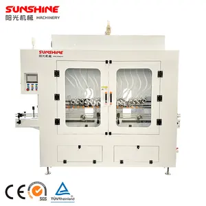 Automatic anti corrosive high viscosity chemical detergent bleach toilet cleaner bottle filling machine production line