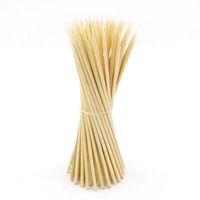 Natuurlijke bamboe spiesjes, ronde bamboestokjes voor BBQ, grillen, kebab, fruit, hapjes, wegwerpbaar, shish kebab, vlees, grillspiesjes
