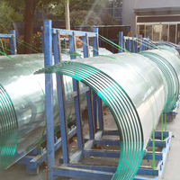 Verre incurvé de sécurité Chine fournisseur verre courbé trempé pour solarium pour meubles