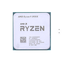 Prosesor AMD 105W 16 Core Socket AM4 R9 3950X Tray dan Box CPU AMD