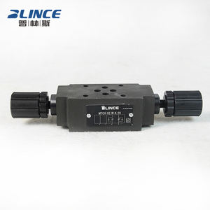 Válvula de mariposa MTCV MSCV MPCV superpuesta Válvula reguladora de velocidad bidireccional Válvula hidráulica de 2 vías de 2, 2, 1, 2, 2, 2, 2 - Product Image 2