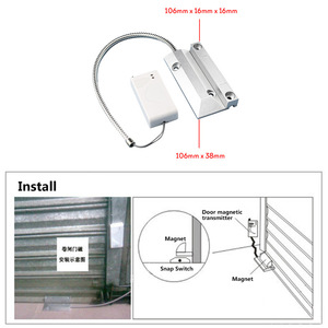 2025 New Style 433mhz Wireless Shutter Door Window <strong>Sensor</strong> Working with GS103 Alarm Panel Burglar Shutter Door <strong>Sensor</strong> Detector - Product Image 3