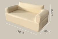Canapé gonflable de haute qualité en stock, canapés gonflables pour couple, canapé gonflable automatique