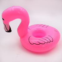 Accessoires de plage d'été : Porte-gobelet gonflable en PVC en forme de palmier/coque de noix de coco pour piscine
