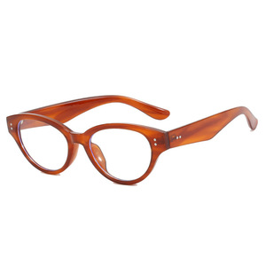 Nuevas Monturas de Gafas de Ojo de Gato con Borde Negro para Mujer, Protección UV y Anti Luz Azul de PC, Remaches Punteados Irregulares P4 6304 Taizhou - Product Image 4