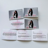 Livret d'instructions à faible quantité minimale de commande Impression colorée Conception personnalisée Flyers Papier d'art Impression recto verso Dépliant Brochure pour les entreprises