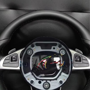Volant de course sportif de haute qualité avec revêtement en cuir pour <span class=keywords><strong>Mercedes</strong></span> C E S CLA GLA <span class=keywords><strong>GLC</strong></span> GLE GLS W205 W213 W222 W177 <span class=keywords><strong>AMG</strong></span> W205 - Product Image 2