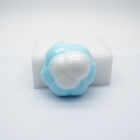 Boule de Bain Explosive Typhoon Mangkhut – Bain Relaxant Blanc et Bleu Clair pour une Peau Douce et Tendre – Spa Corporel pour le Bain