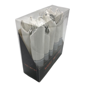 Ensemble <span class=keywords><strong>de</strong></span> serviettes et <span class=keywords><strong>de</strong></span> couverts en lin or <span class=keywords><strong>Rose</strong></span>, couteau, fourchette, cuillère et <span class=keywords><strong>serviette</strong></span> <span class=keywords><strong>de</strong></span> qualité supérieure - Product Image 3