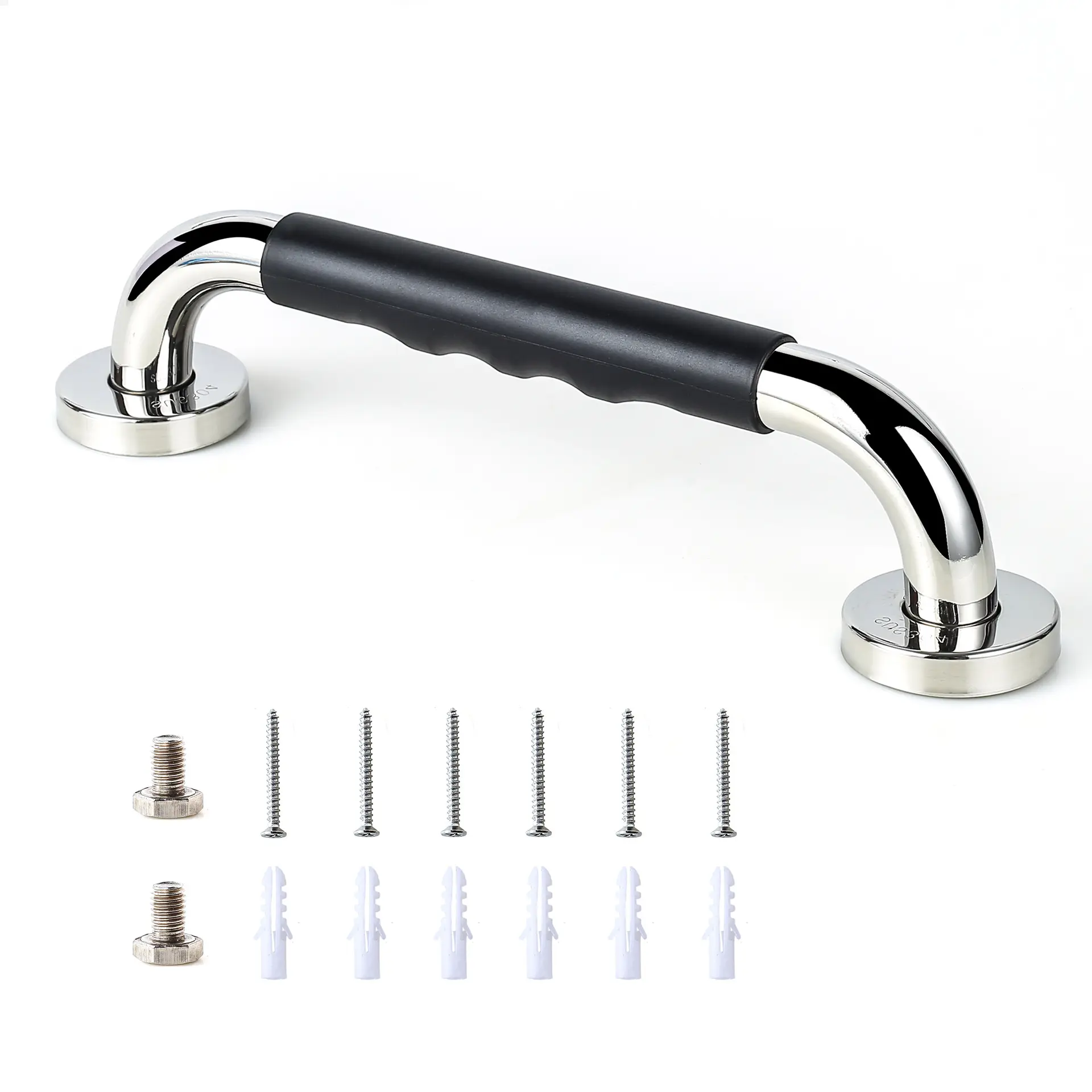 Factory wholesales bathroom wall handrails stainless steel bathtub grip angled grab bars