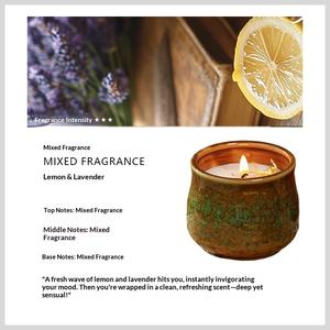 <span class=keywords><strong>Bougie</strong></span> parfumée d'aromathérapie en céramique avec couvercle, cire de soja haut de gamme, sans fumée, pour la maison, artisanale, souvenir, cadeau - Product Image 6