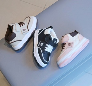 Printemps Automne Baskets de sport pour enfants Nouvelles chaussures montantes décontractées pour garçons Semelle souple légère à enfiler Respirante - Product Image 2