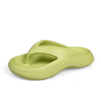 Chaussures pour femmes Deran OEM avec logo personnalisé, tongs plates antidérapantes d'été, fabrication directe d'usine, semelles épaisses durables, tongs colorées