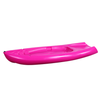 TOLEE Kayak gonflable pour enfants Kayak à pédales transparent en plastique bon marché avec conception Sit-on-Top pour la pêche et le pédalo