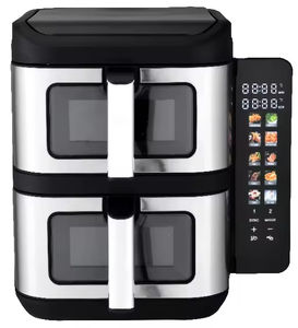 Freidora de Aire Nueva de 11L, Freidora de Aire Apilable de 5.5L+5.5L con Pantalla Táctil Plegable y Menú Grande a Color - Product Image 6