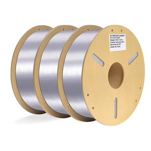 LONGQI 0.03mm High Precision Silk <b>PLA</b> Filament 1.75mm 1kg Solid Color Shiny 3D Printing Material for Decor <b>PLA</b>-Silk Filament - Product Image 1