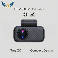 VIEVGUARB MINI Dash Cam 2K 1440P WiFi Monitor Parkir Sudut Lebar Tersembunyi Tanpa Layar