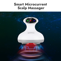 Masseur de tête électrique automatique à micro-courant et lumière rouge Synogal pour la croissance des cheveux et la relaxation