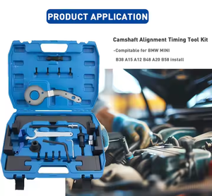 Yüksek kalite motor kam mili hizalama zamanlama aracı <span class=keywords><strong>Set</strong></span> BMW Mini B38 A15 A12 B48 A20 B58 uyumlu araba gövde onarımı aracı - Product Image 2