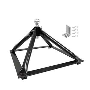 LUNSHUO Ultimate 5th Wheel Connection Rail Mount Hitch Kit para RV Camper Adaptador de cuello de cisne (rieles no incluidos) - Product Image 3