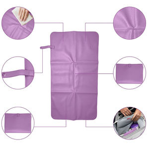 Nouveau-né bébé enfant en bas âge maman végétalien cuir couche couche matelas à langer tapis Portable - Product Image 6