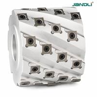 Tête de coupe hélicoïdale indexable de qualité industrielle avec inserts en carbure pour dégauchisseuse quatre faces
