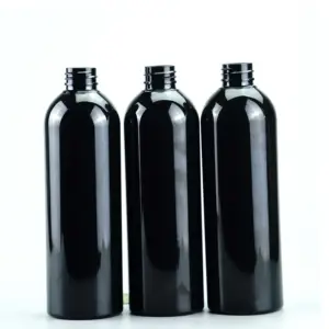 500ml plastic bottle/black round bottle